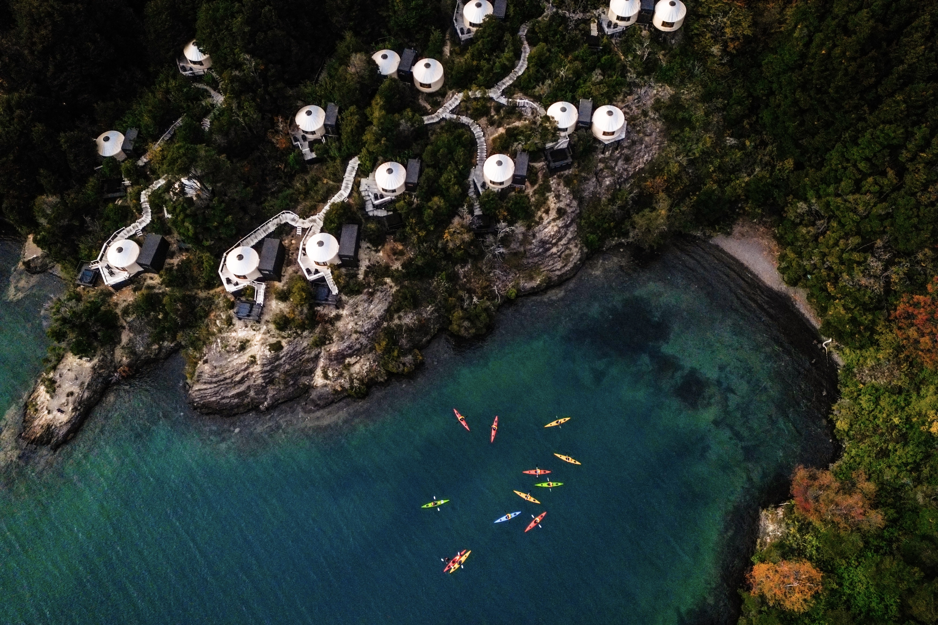 Patagonia Camp - Kayaking on Lake Toro