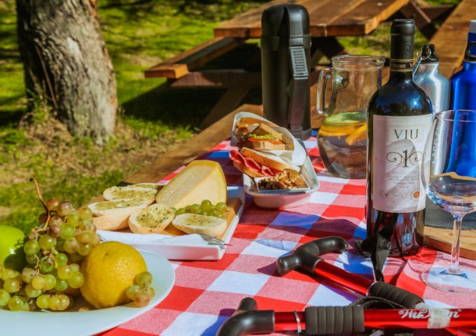 Picnic on excursion at Hotel Grey