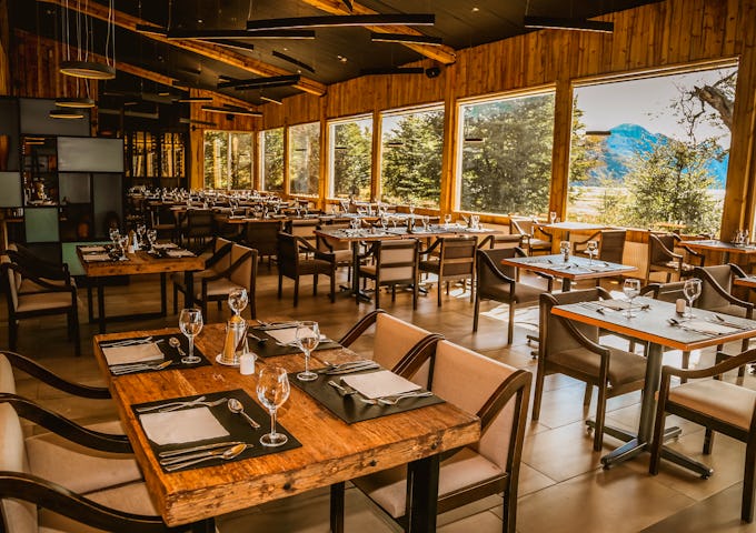 Restaurant at Hotel Grey, Torres del Paine, Patagonia, Chile