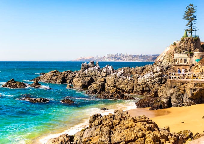 The coast at Viña del Mar
