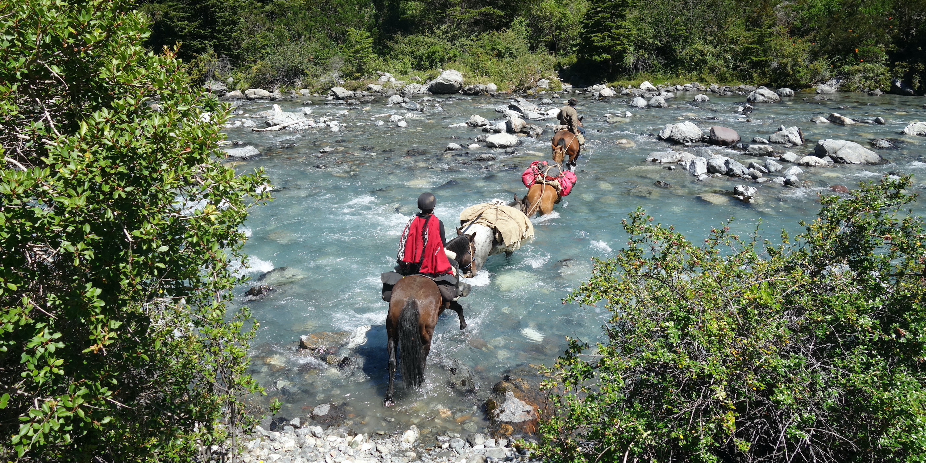 Backcountry horse riding in Patagonia