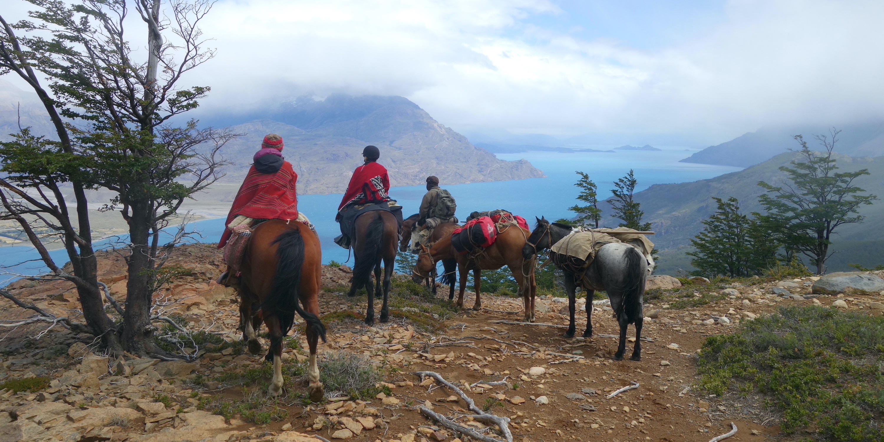 Views on the Avellanos Valley horse ride in Aysen