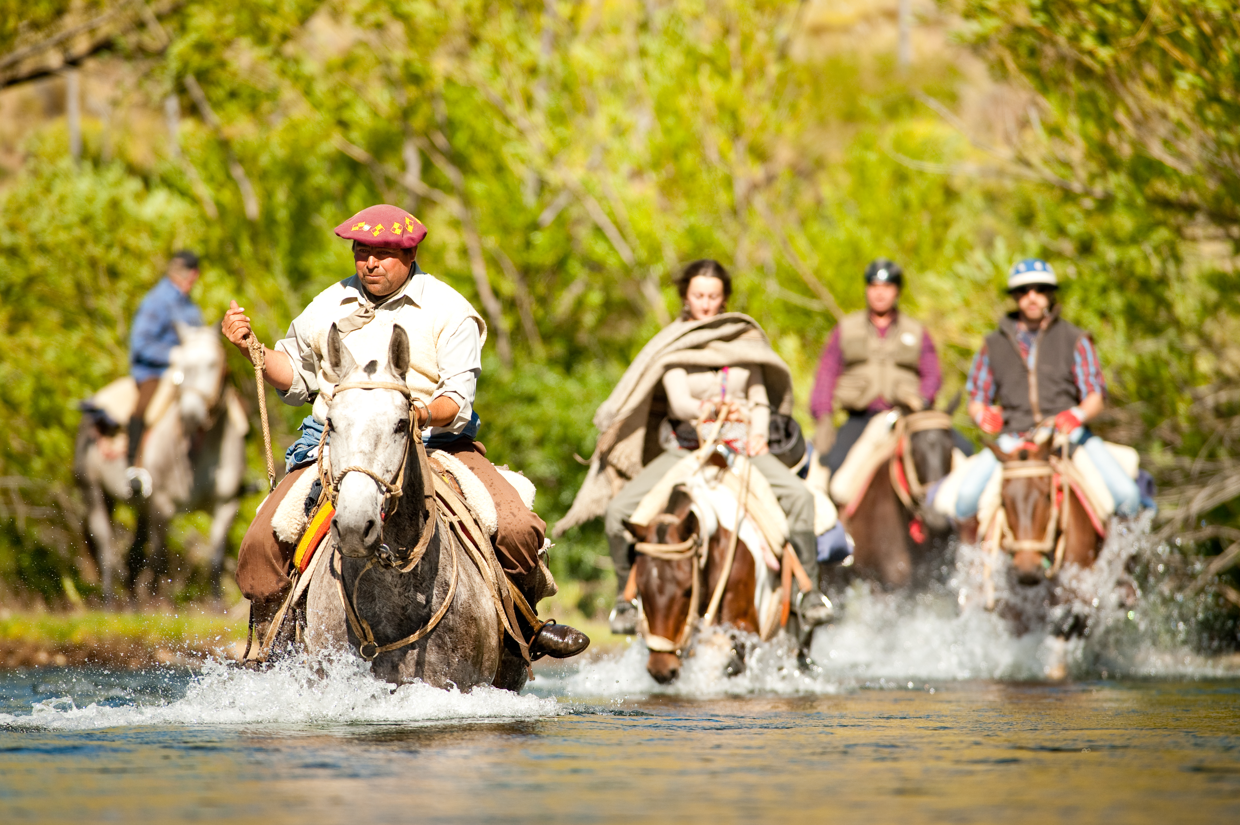 Huechahue horse river