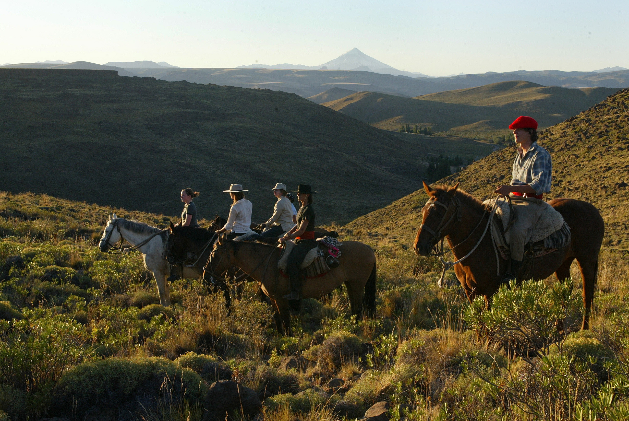 Backcountry horse riding in Patagonia
