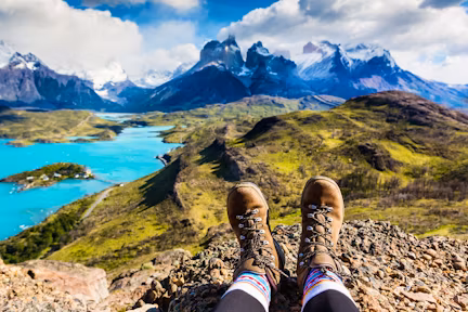 Views of Torres del Paine, Patagonia, Chile