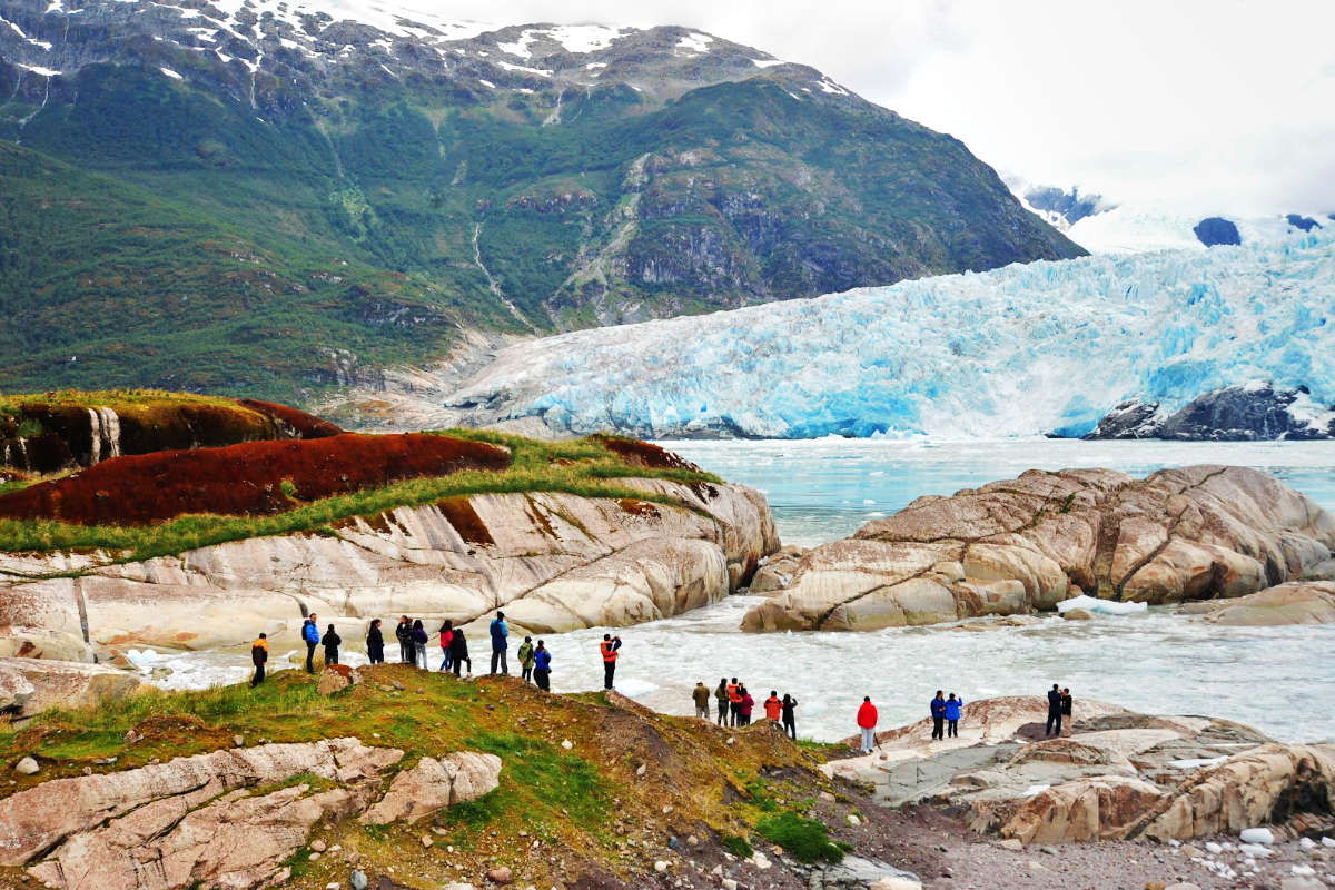 Excursion at Amalia Glacier, Patagonia, Chile