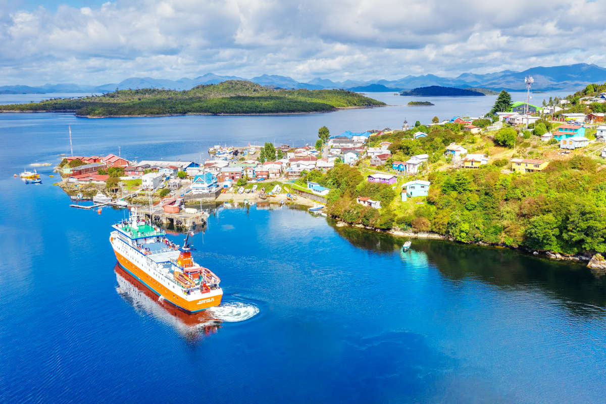 Explore Puerto Aguirre on foot, Patagonia, Chile