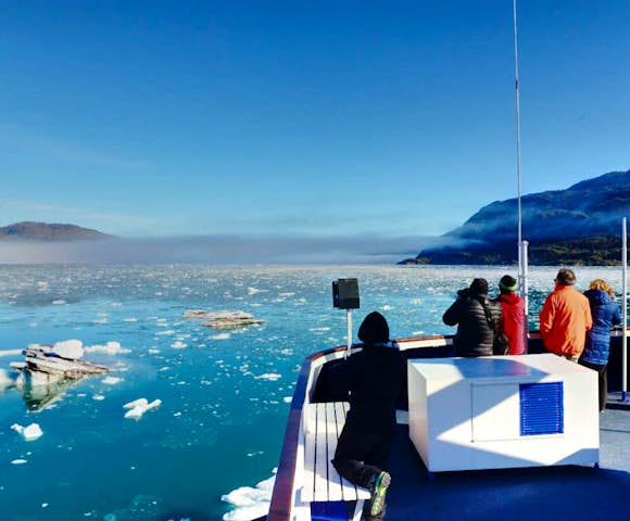 The icy waters of southern Chile's fjords, Patagonia, Chile