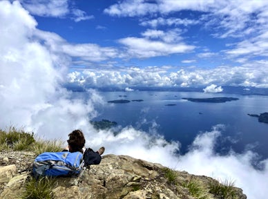 Resting above the clouds, Futangue Park, Patagonia, Chile