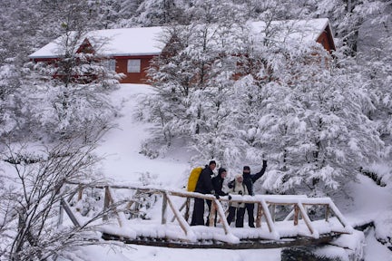Refugo Chileno in winter snow