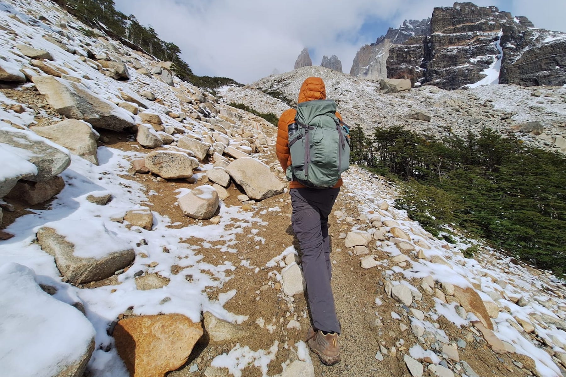 The Base of the Towers hike in Torres del Paine