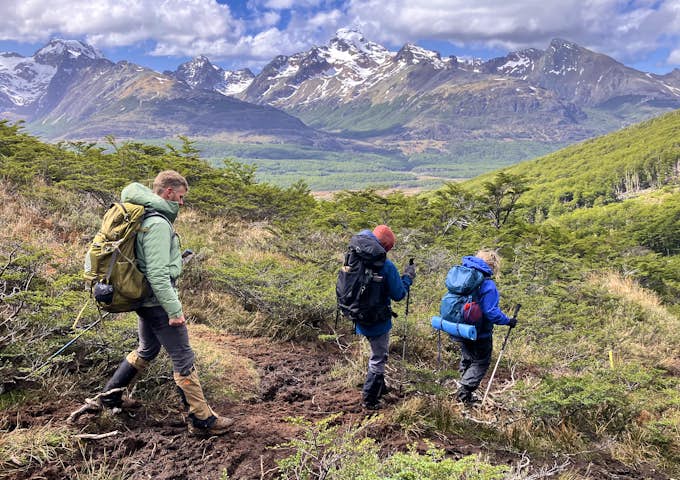 Torres del Río Chico trek in Tierra del Fuego