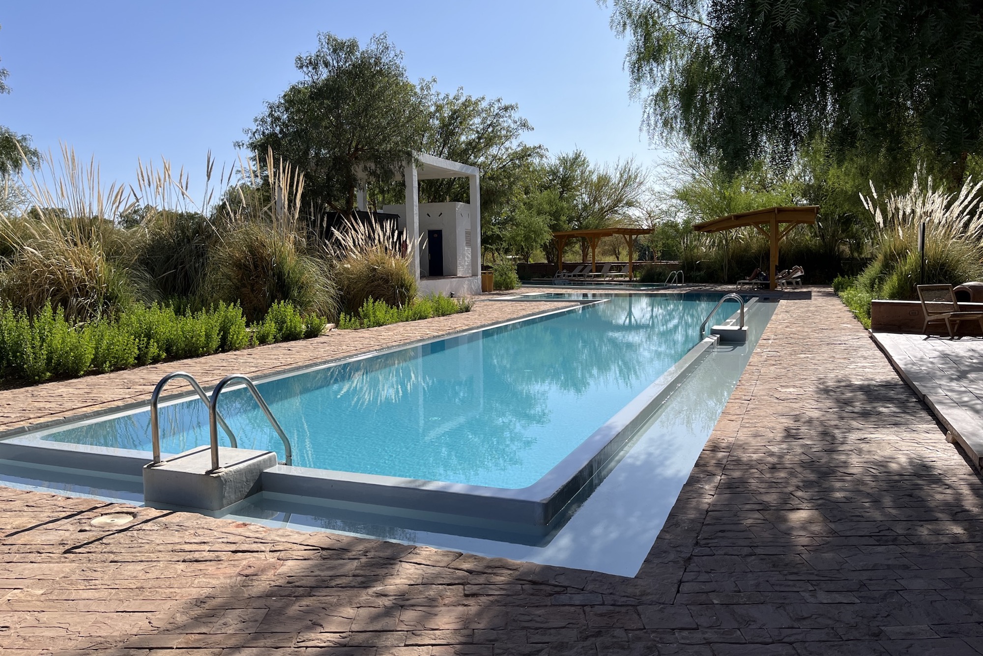 Swimming pool at Explora Atacama luxury lodge in Chile
