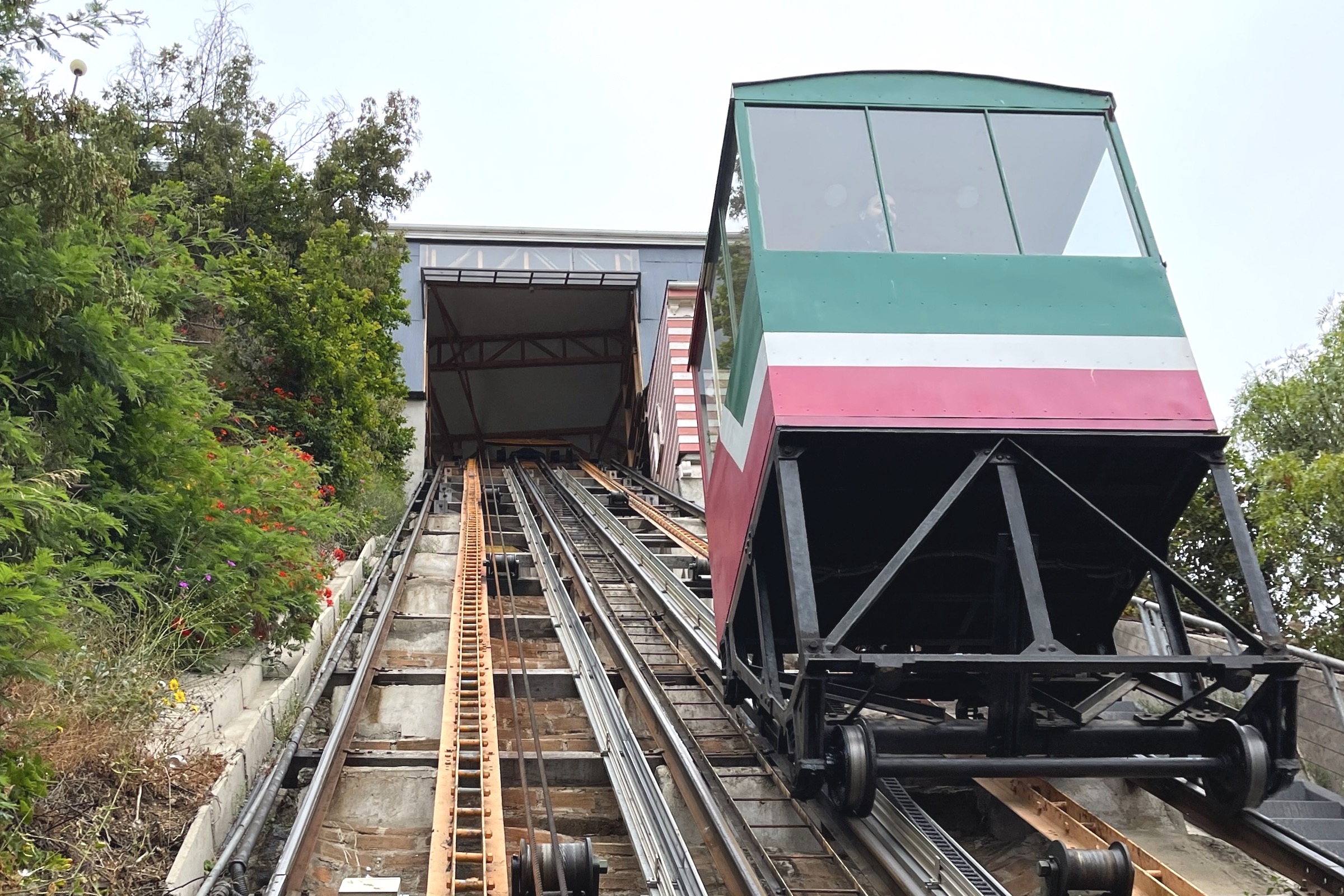Funicular in Valparaiso, Chile