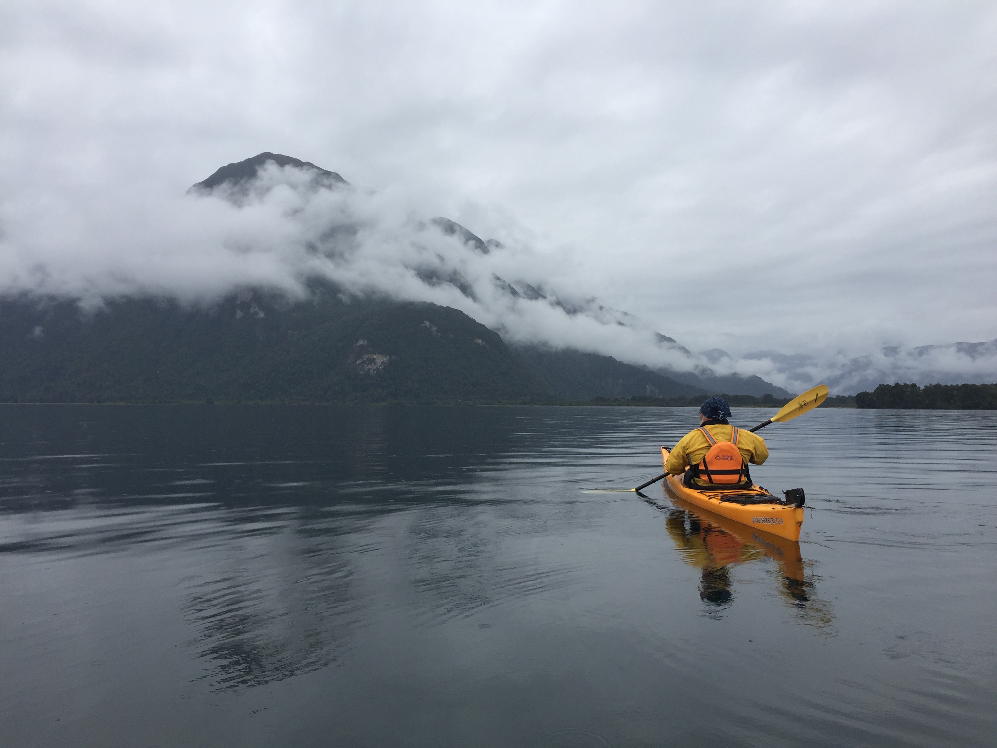 Raul Marin Balmaceda kayaking