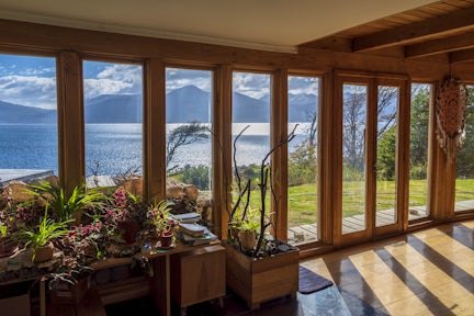 View of the Beagle Channel from Errante Ecolodge on Navarino Island