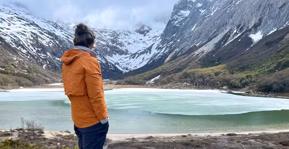 Laguna Esmeralda hike near Ushuaia in Tierra del Fuego