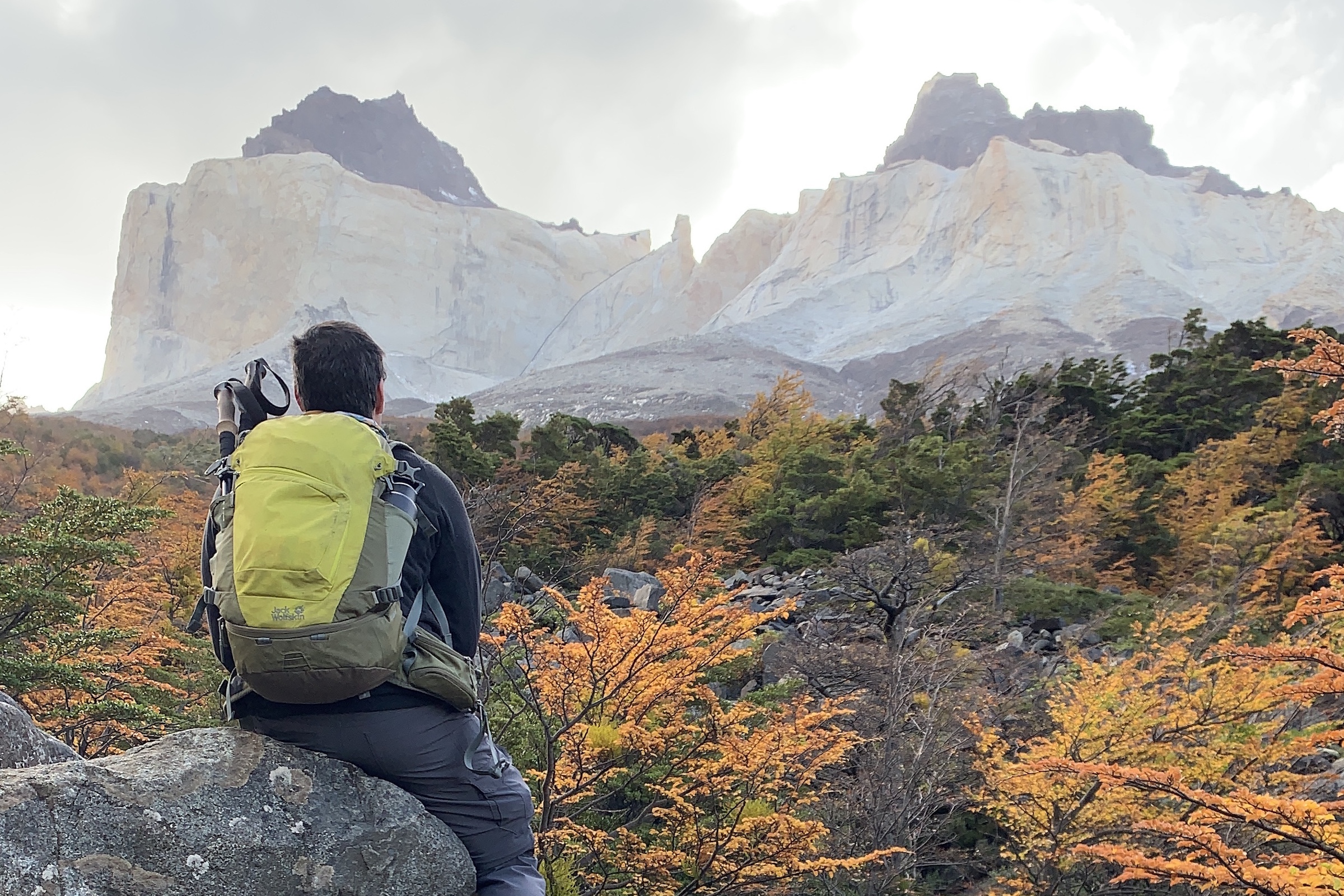 French Valley in Torres del Paine in autumn