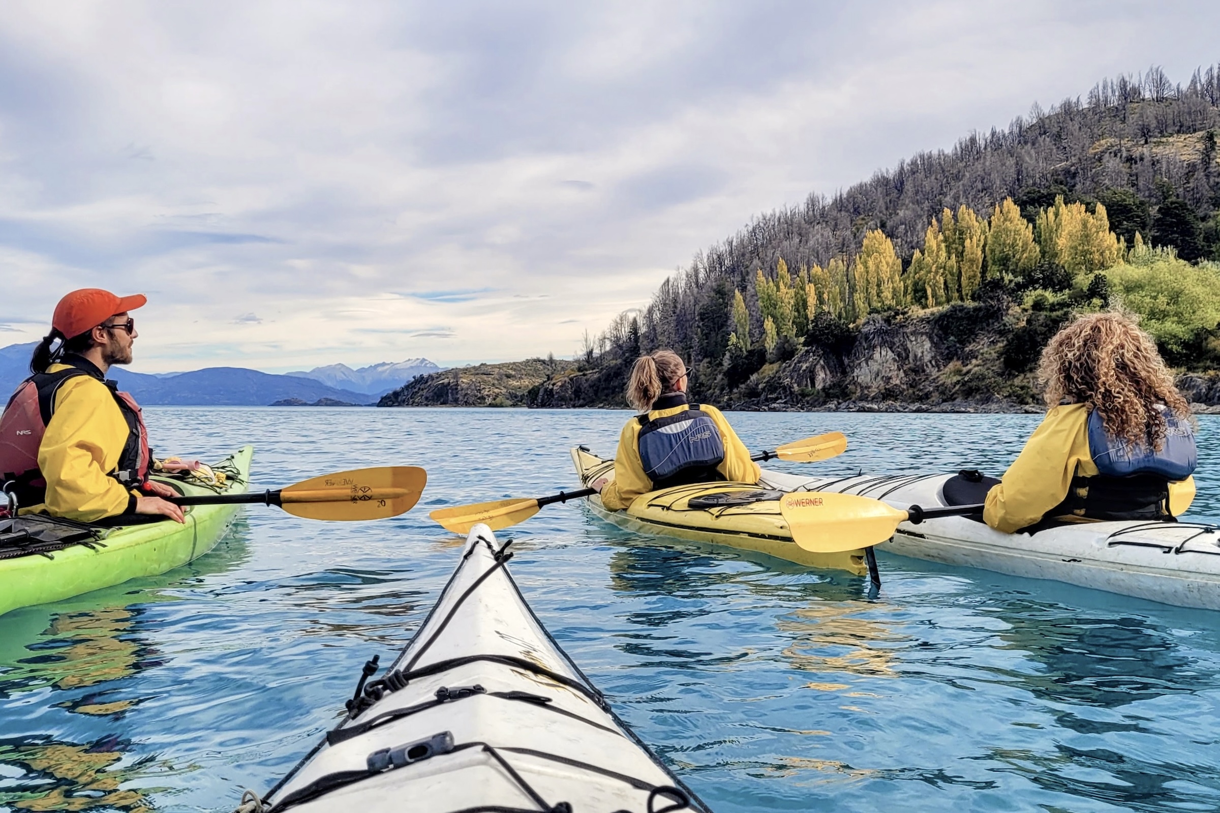 Kayaking in Lago General Carrera in Aysen