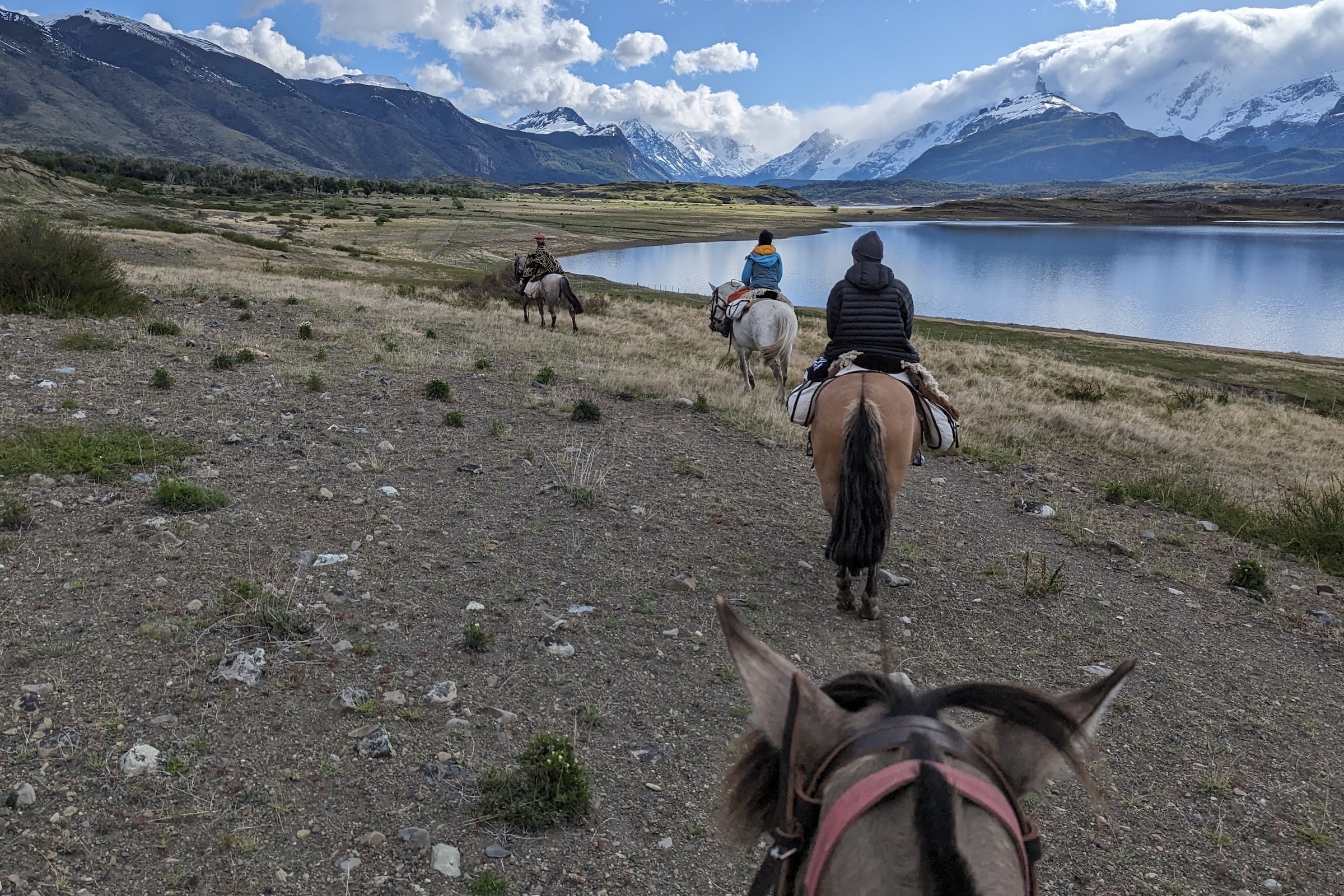 Backcountry horse riding in Patagonia