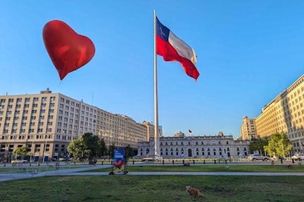 Santiago city centre in