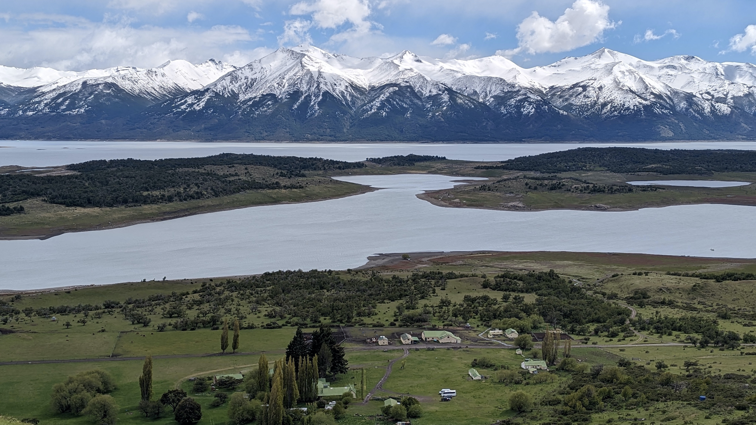 View of Estancia Nibepo Aike in Los Glaciares