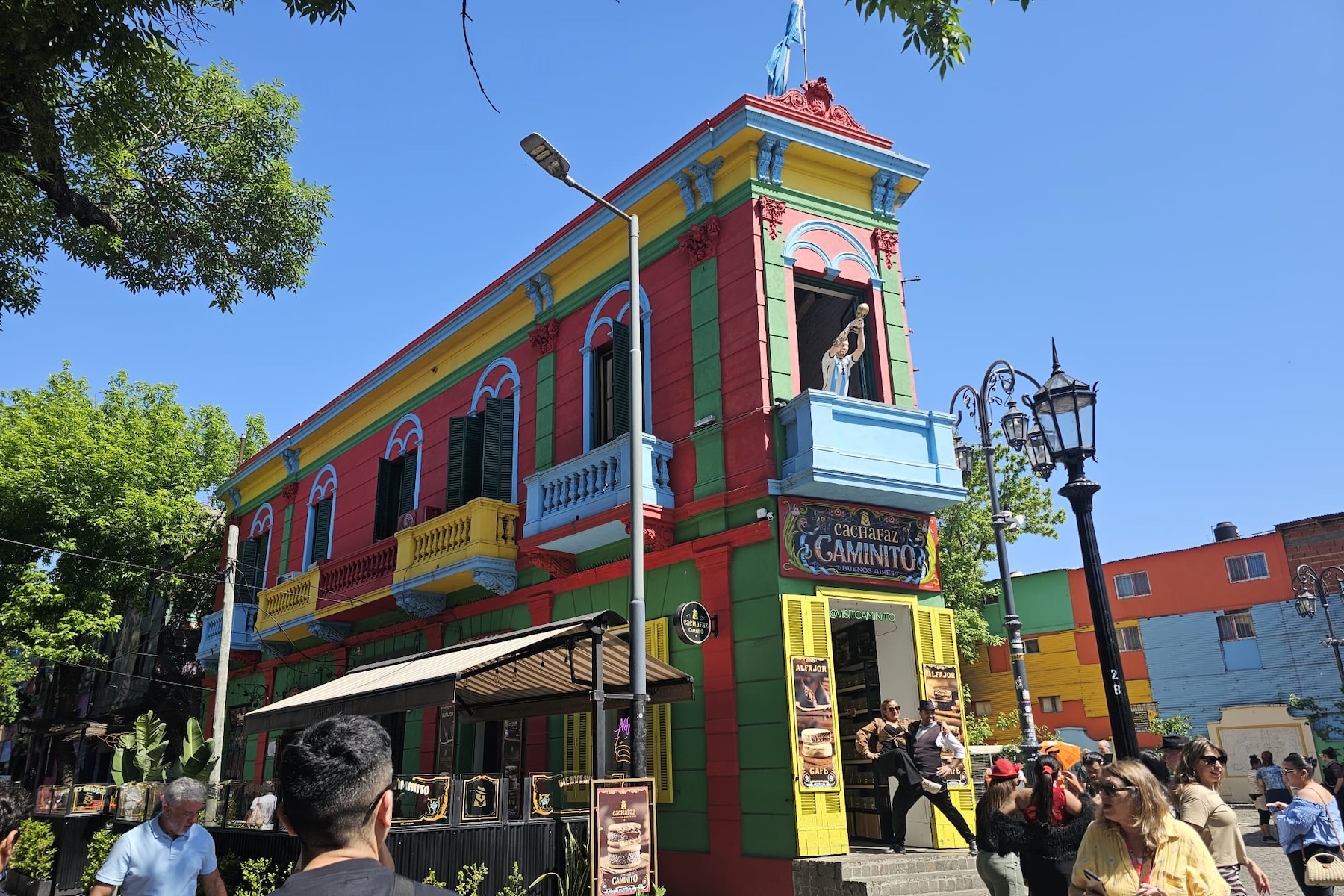 Caminito colourful buildings in Buenos Aires