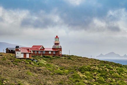 The lighthouse at Cape Horn in Cabo de Horno National Park