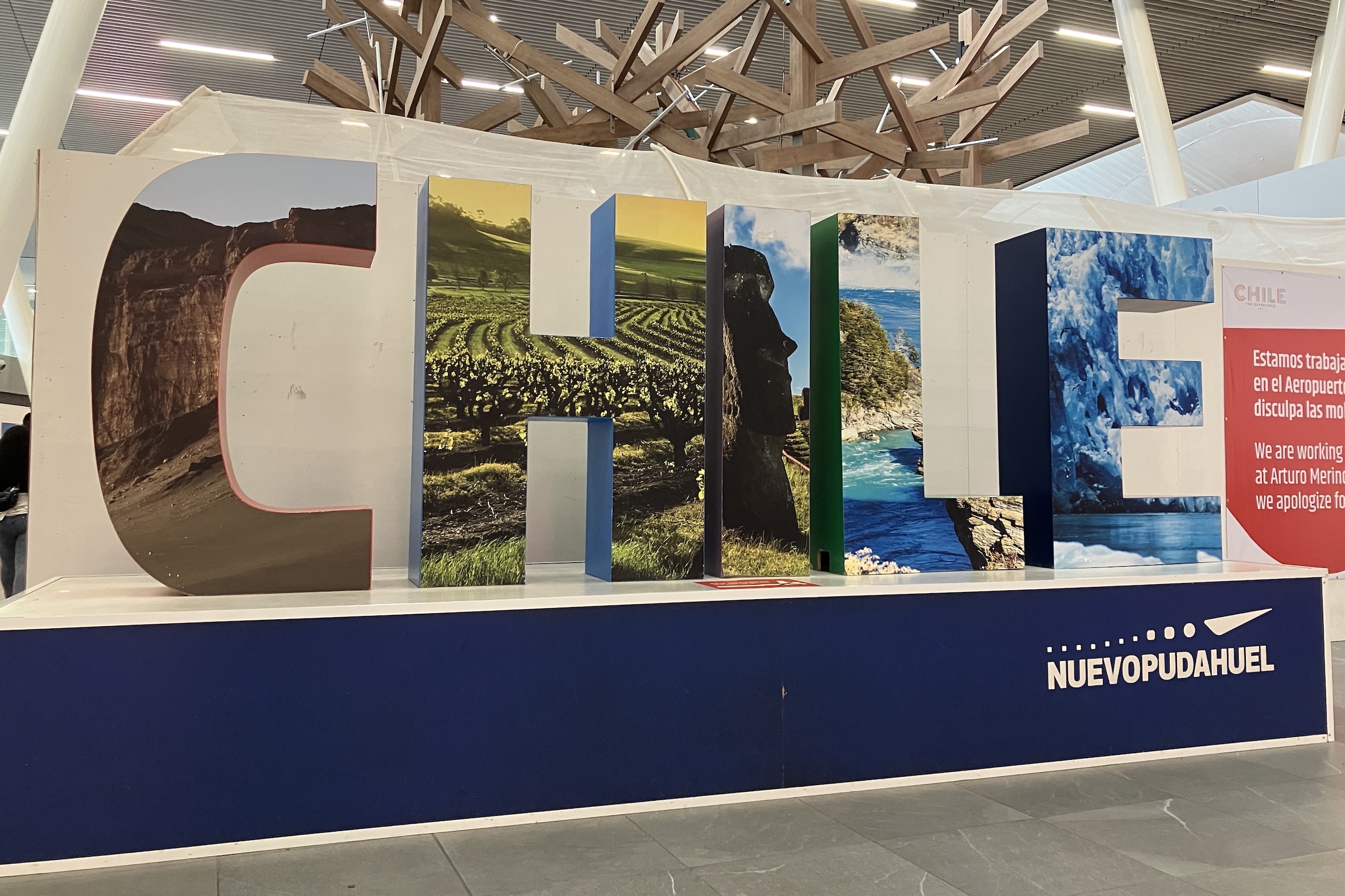 Santiago international airport, Chile