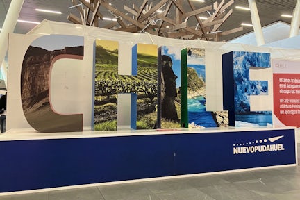Santiago international airport, Chile