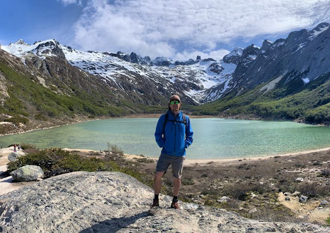 Laguna Esmeralda hike near Ushuaia in Tierra del Fuego