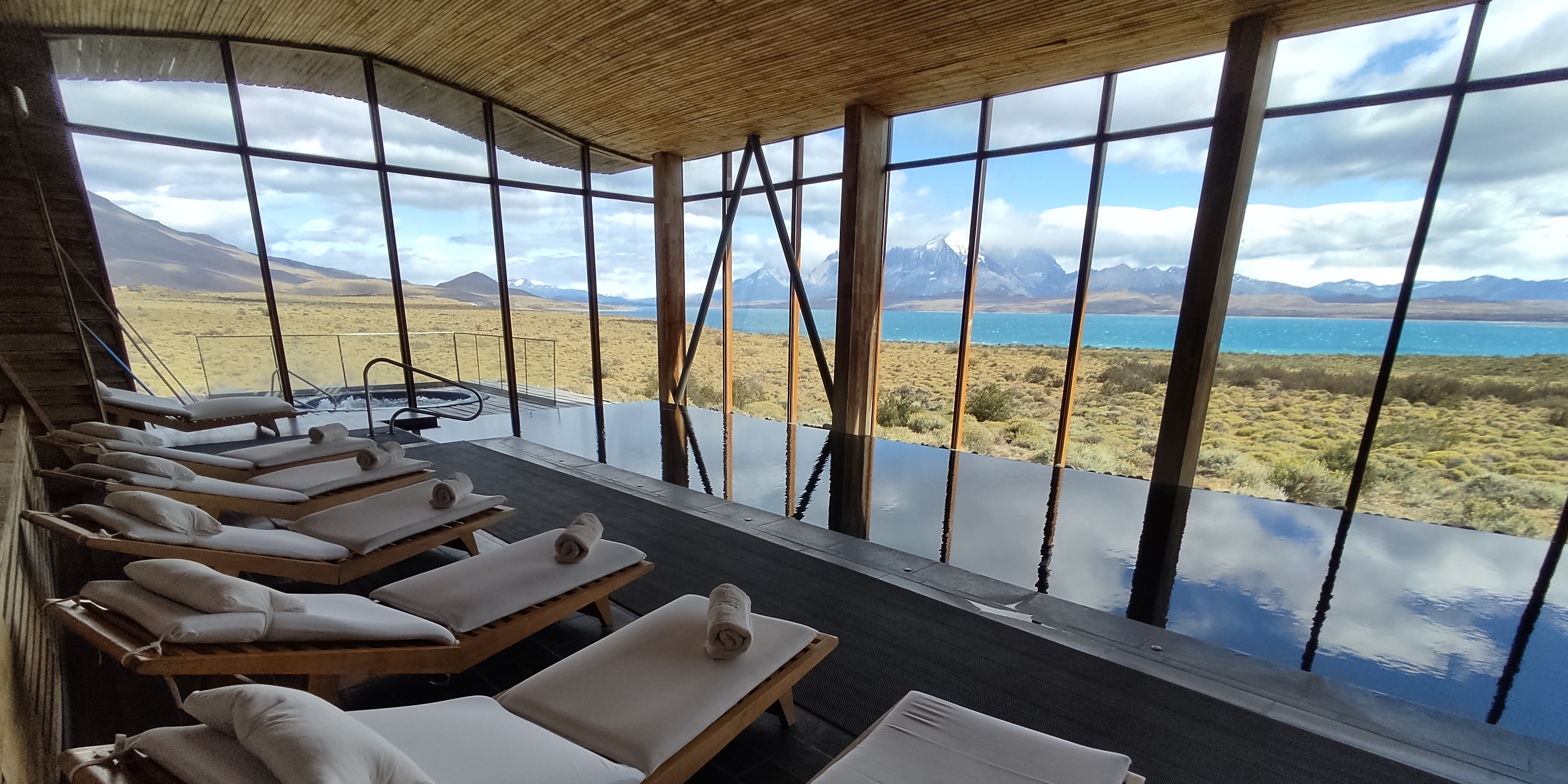 Luxury spa at Tierra Patagonia