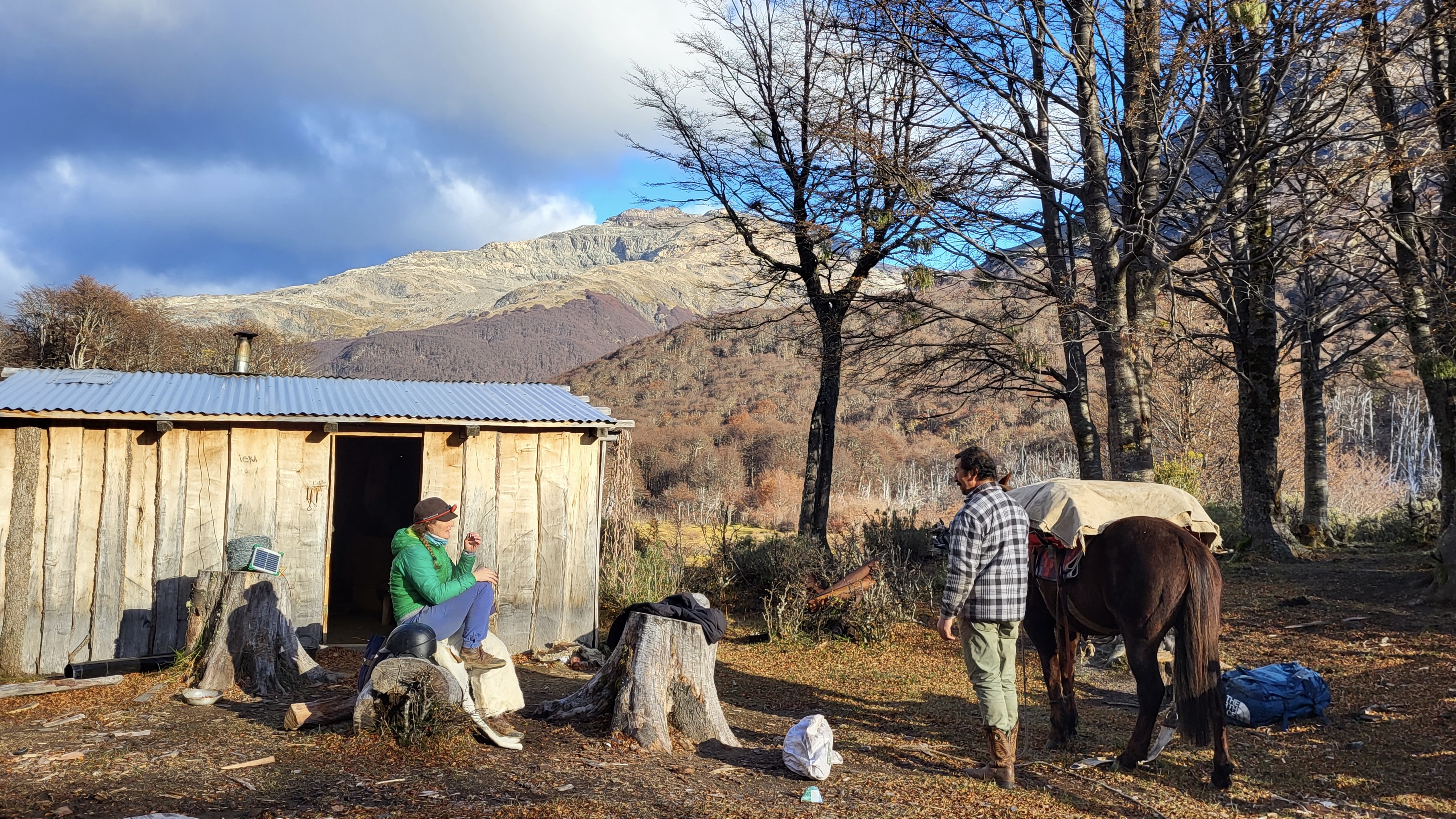 Backcountry horse riding in Patagonia