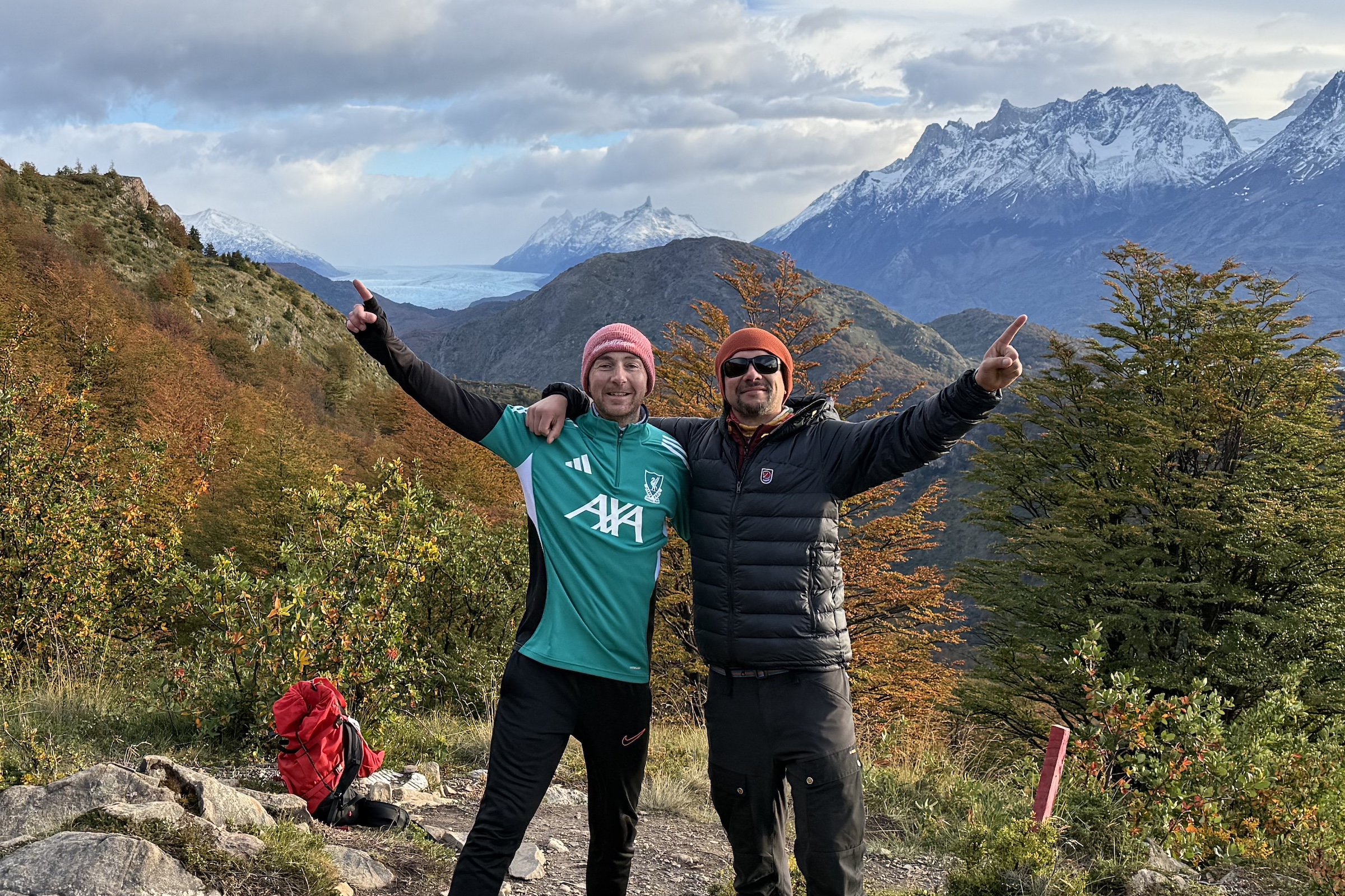 Hikers at Mirador Ferrier