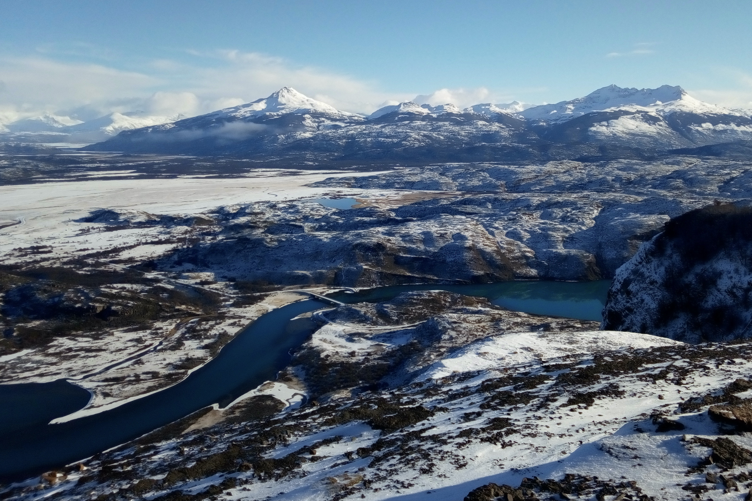 Torres del Paine snowy landscape