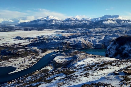 Torres del Paine snowy landscape