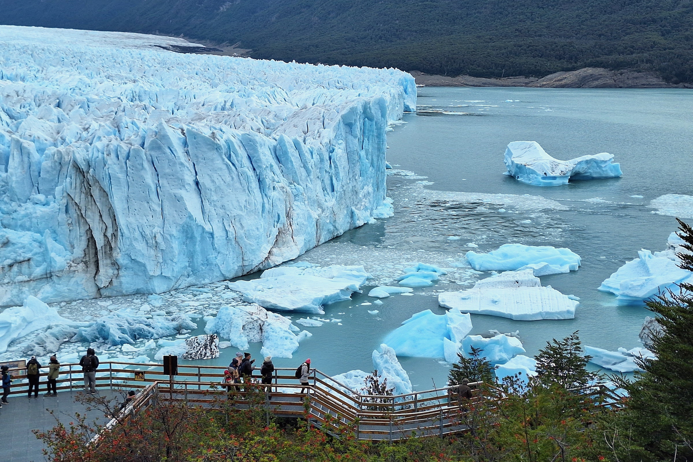 Viewing balconies at Perito Moreno Glacier