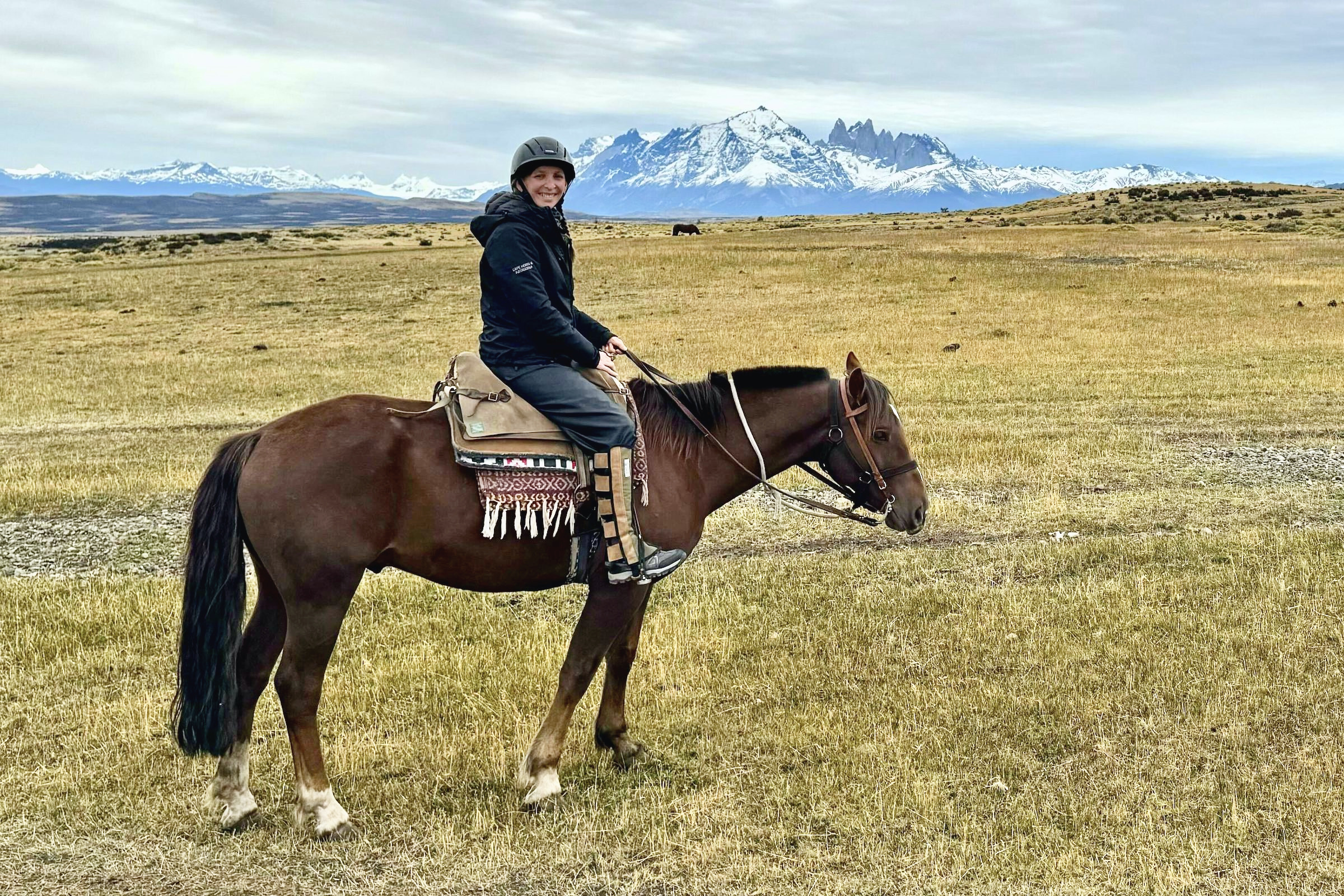 Horse riding in Torres del Paine