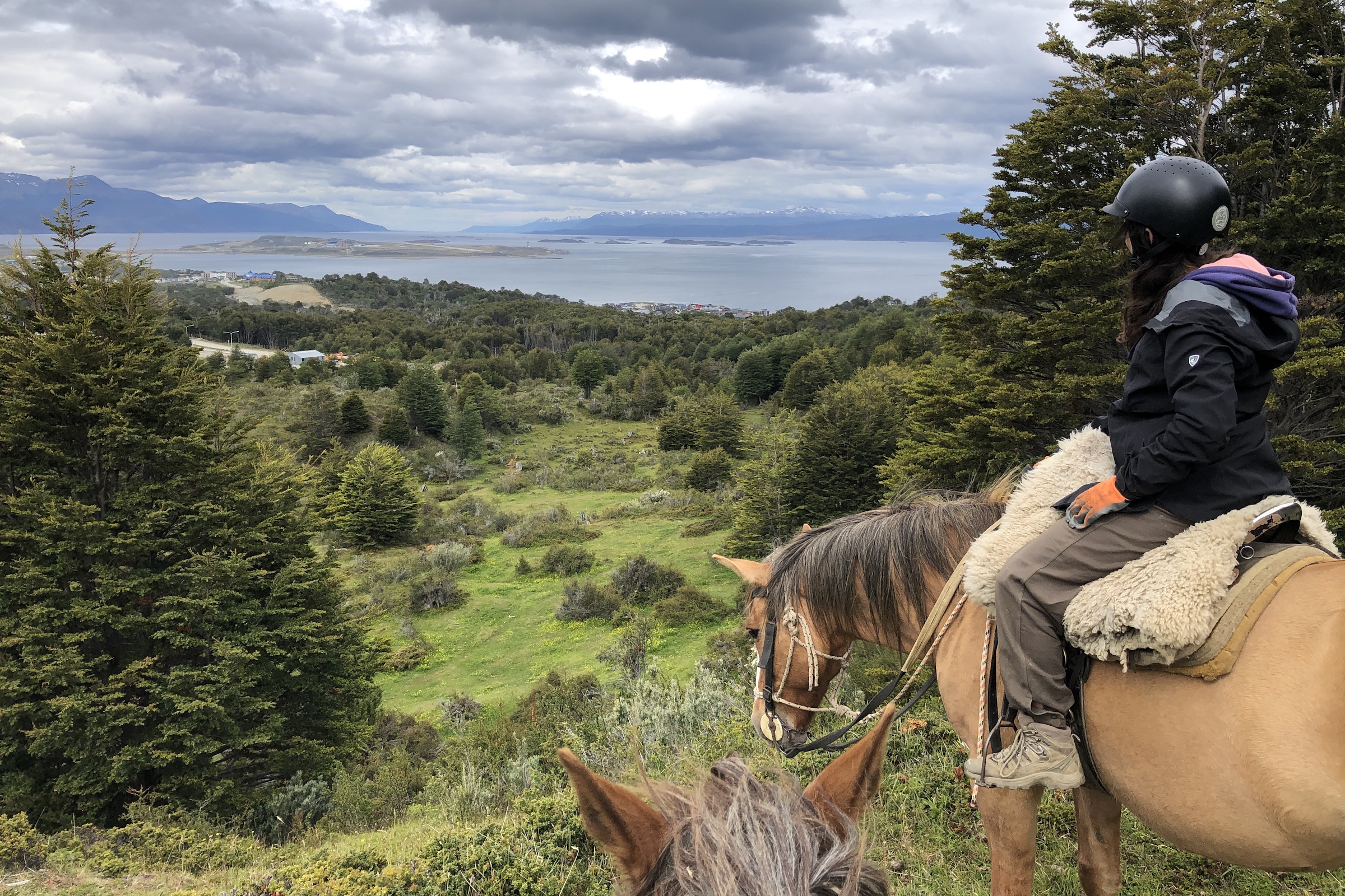 Horse riding near Ushuaia in Tierra del Fuego