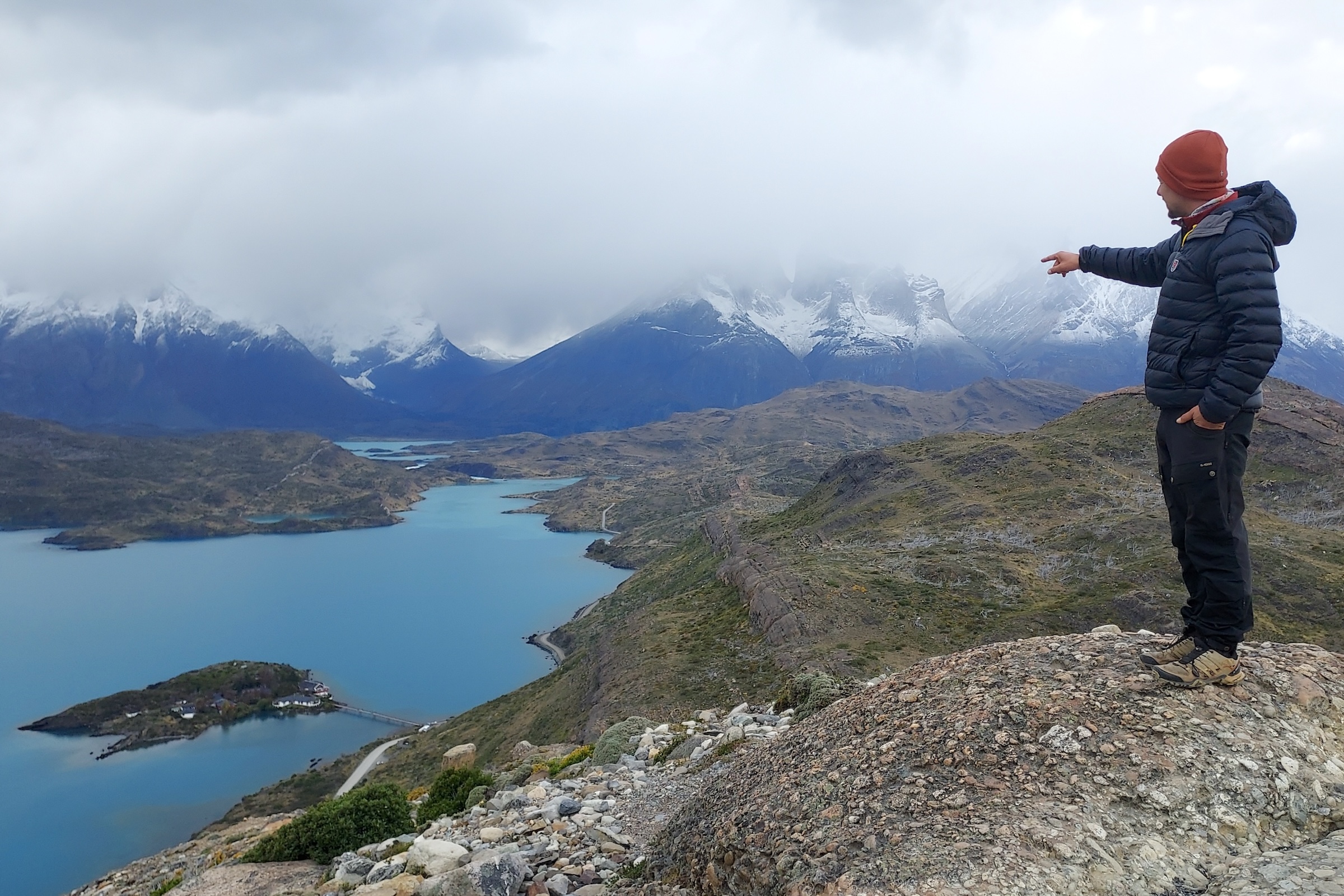 Guide at Mirador Condores in Torres del Paine