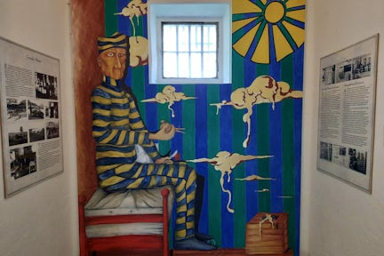 Exhibition prison cell at the Museo Marítimo & Museo del Presidio in Ushuaia