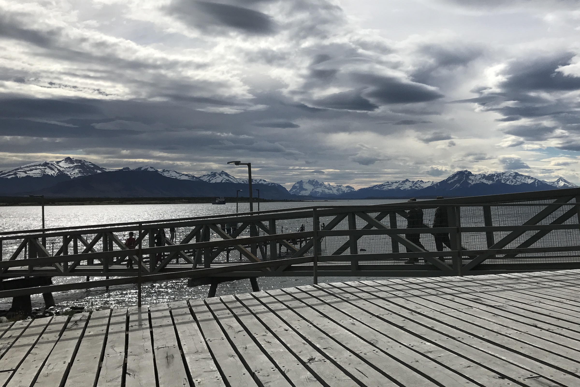 Boardwalk in Puerto Natales