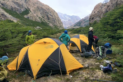 Wild camping in Los Glaciares