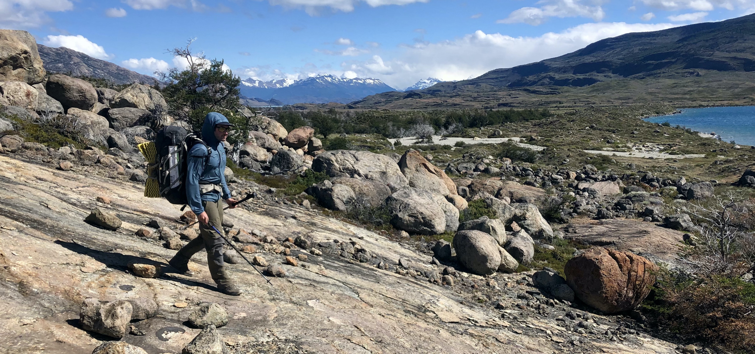 Hiking from Glacier Norte on the Los Glaciares Wilderness Trek