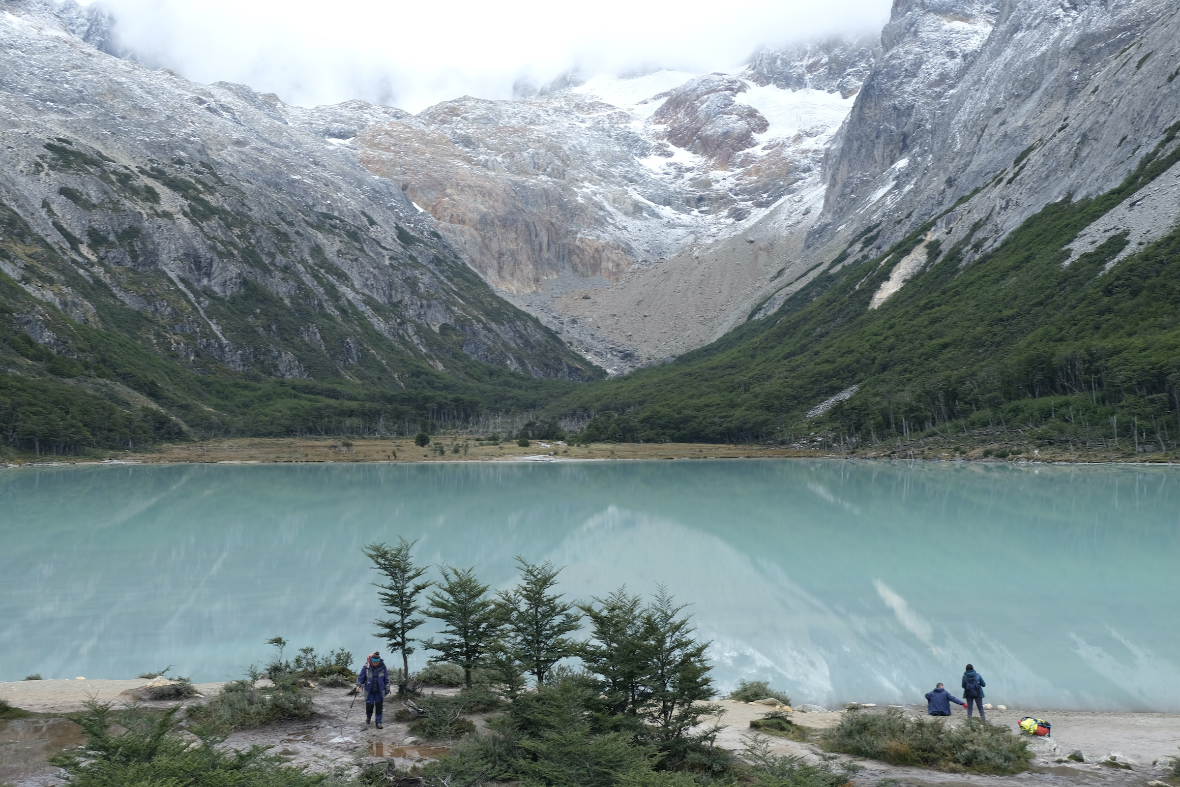 Laguna Esmeralda hike near Ushuaia in Tierra del Fuego