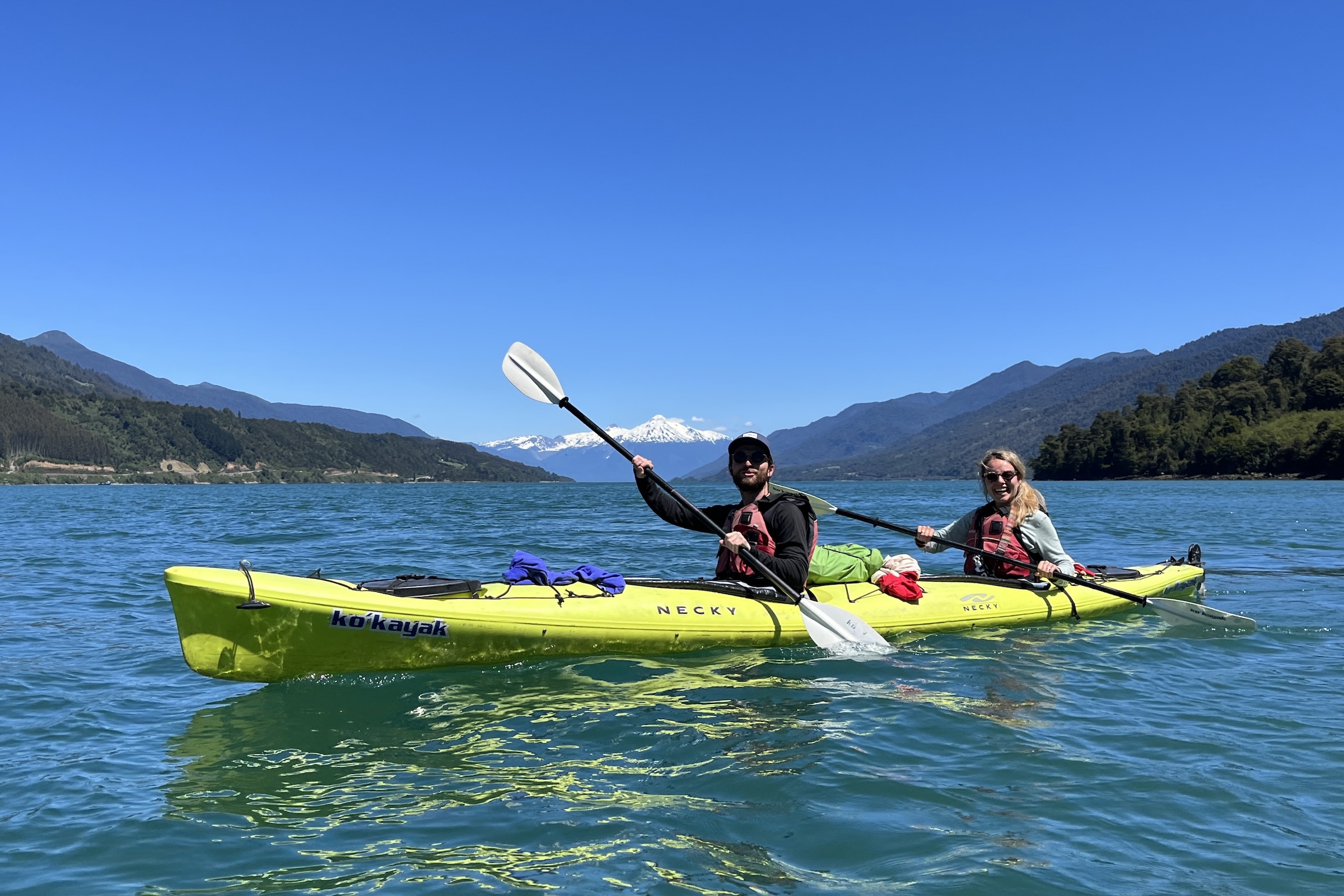 Backcountry kayaking in Patagonia