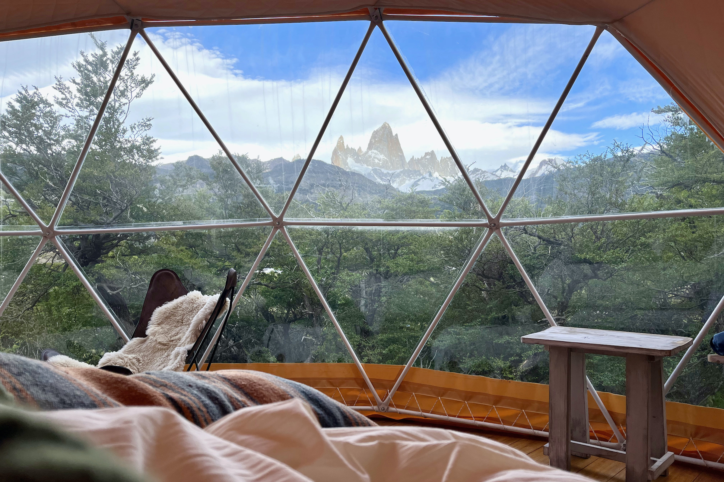 View of FitzRoy from Chaltén camp