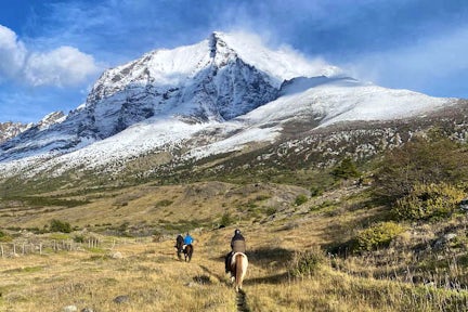 Horse ride near Lake Nordenskjöld, Torres del Paine, Patagonia, Chile