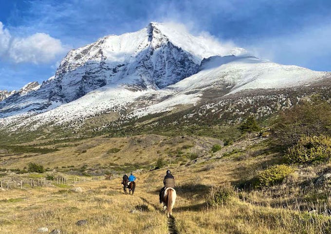 Horse riding in Torres del Paine, Patagonia, Chile
