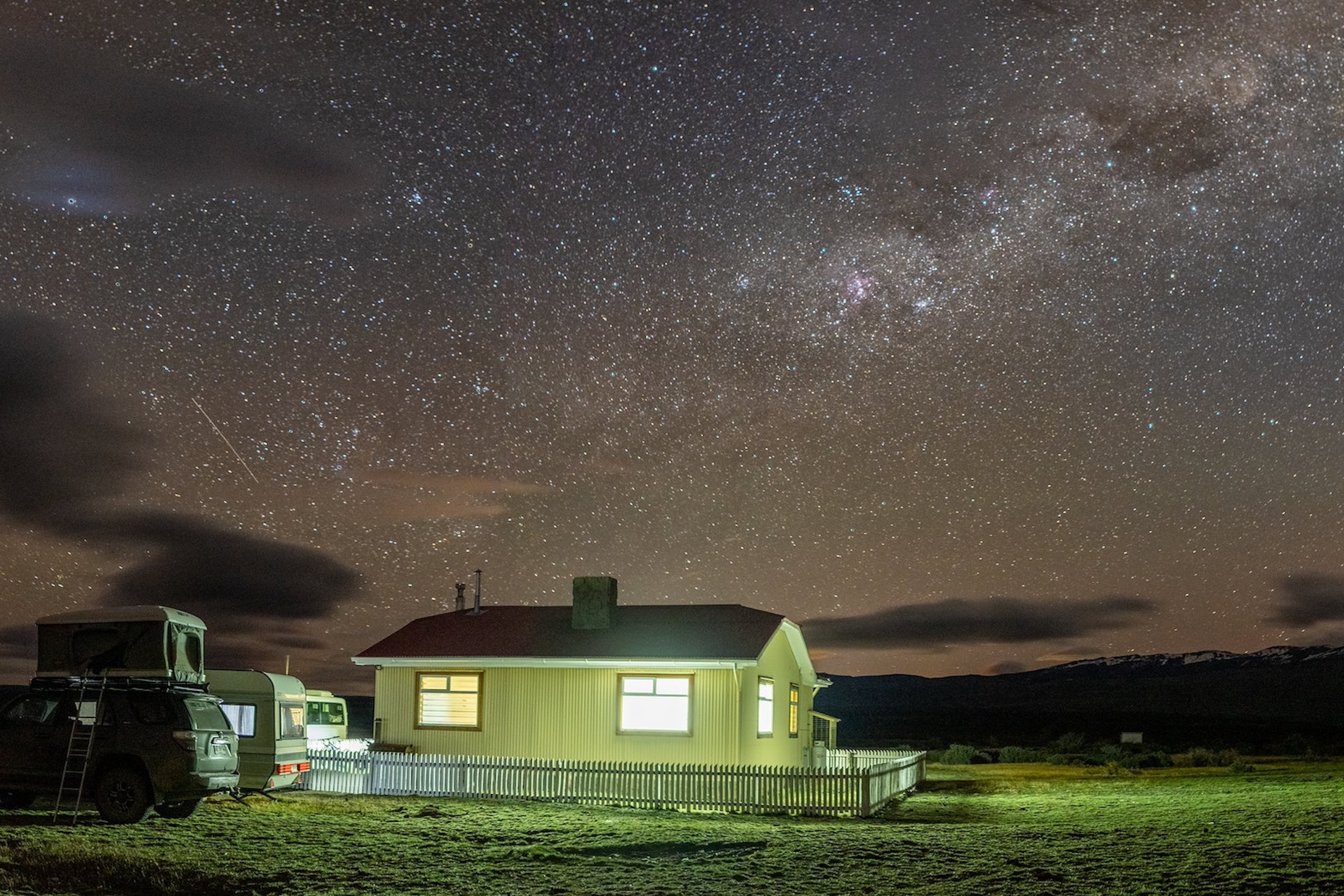 Estancia San Luis bathed in star light